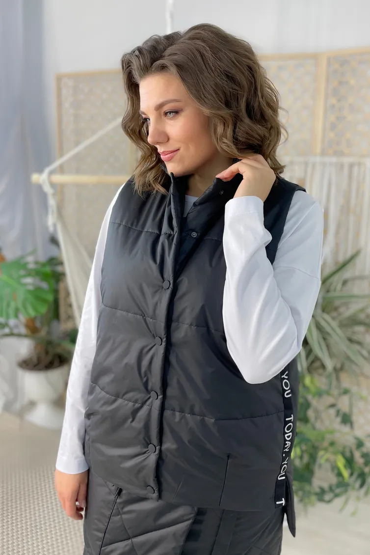 Kamizelka Rumoda #2041/3 chernyj