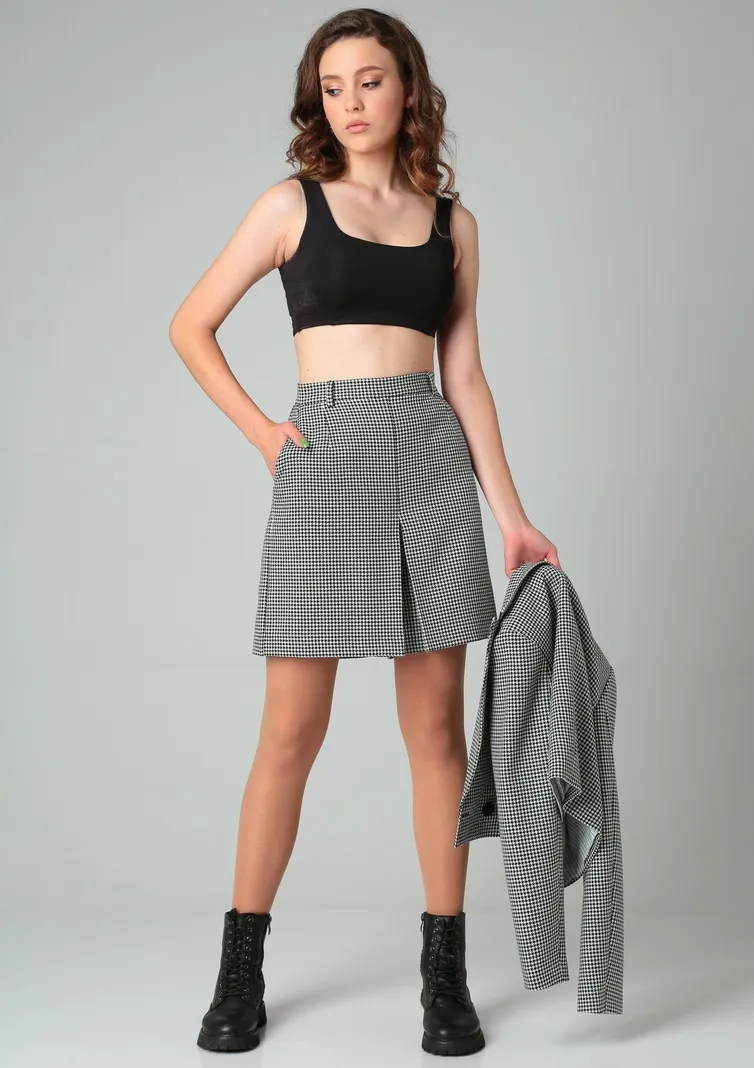 Garnitur Vilena-fashion #844 cherno-belaya gusinaya lapka