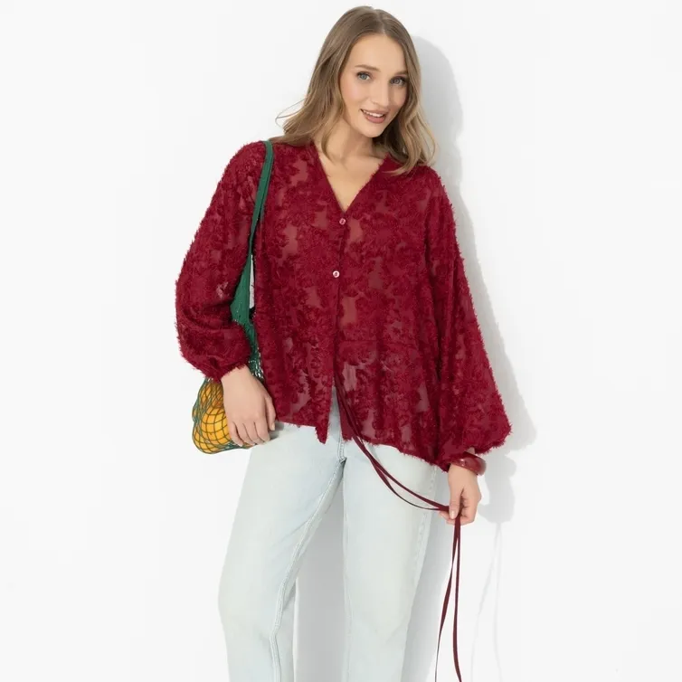 Bluzka CHARUTTI #Gromche slov (bordo)