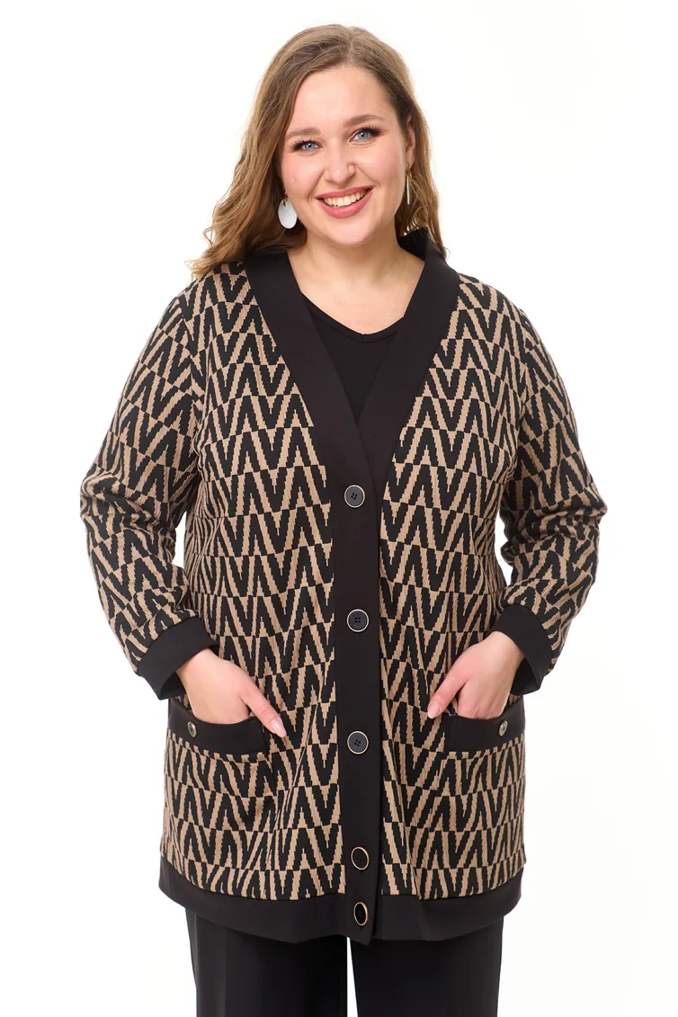 Cardigan OVERYOU #121 kakao/chern