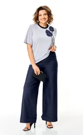 Garnitur Michel Chic 1368/1 serebro, sinij
