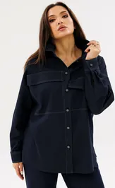 Shirt Ma Cherie 1106 temno-sinij