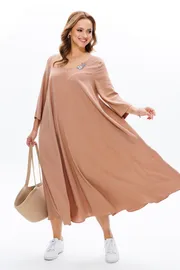 Dress Anastasia #1005.2 kapuchino