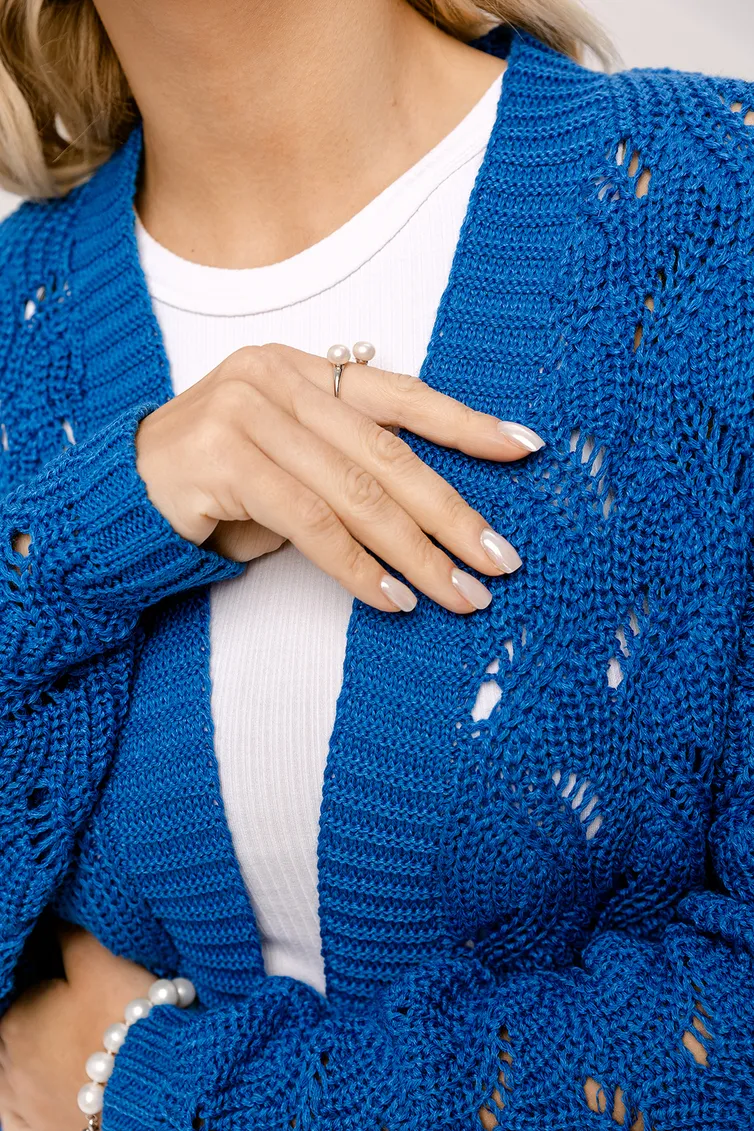 Sweter Romgil #TZ197 yarko-sinij