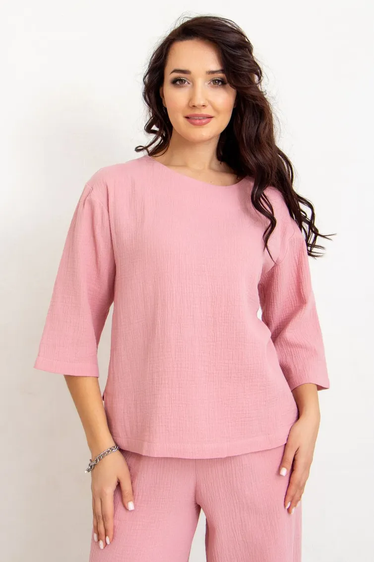 Blouse TOOK A LOOK & Angelika #TB-43m rozovoe oblako