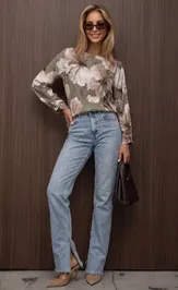 Blouse nika.pl 0204301 Emi-43 zelenyj