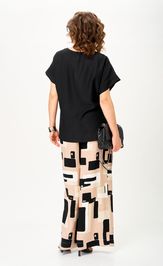 Комплект Michel Chic 1384 песочно-черная графика