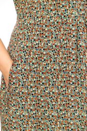 Dress LadyThreeStars #2682 myatnyj print