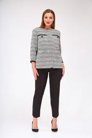 Zestaw Vilena-fashion #745 cherno-belyj+chernyj