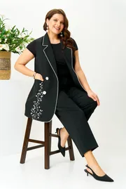Żakiet Ava fashion #M-111 chernyj