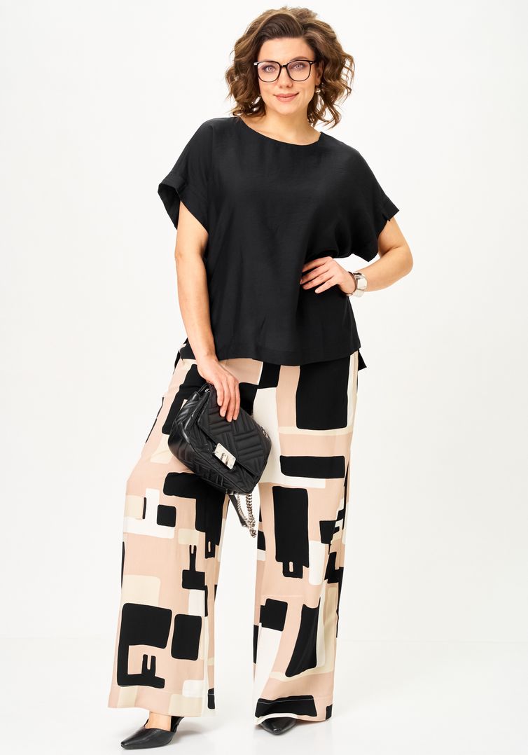 Комплект Michel Chic арт. 1384 песочно-черная графика