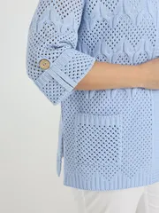 Sweter BONADI #2187 goluboj