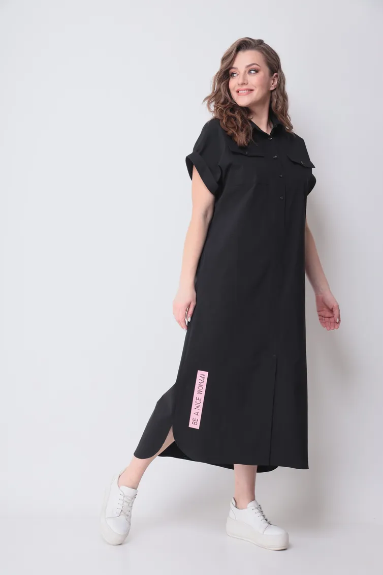 Платье Michel Chic арт. 993/2 черн, роз