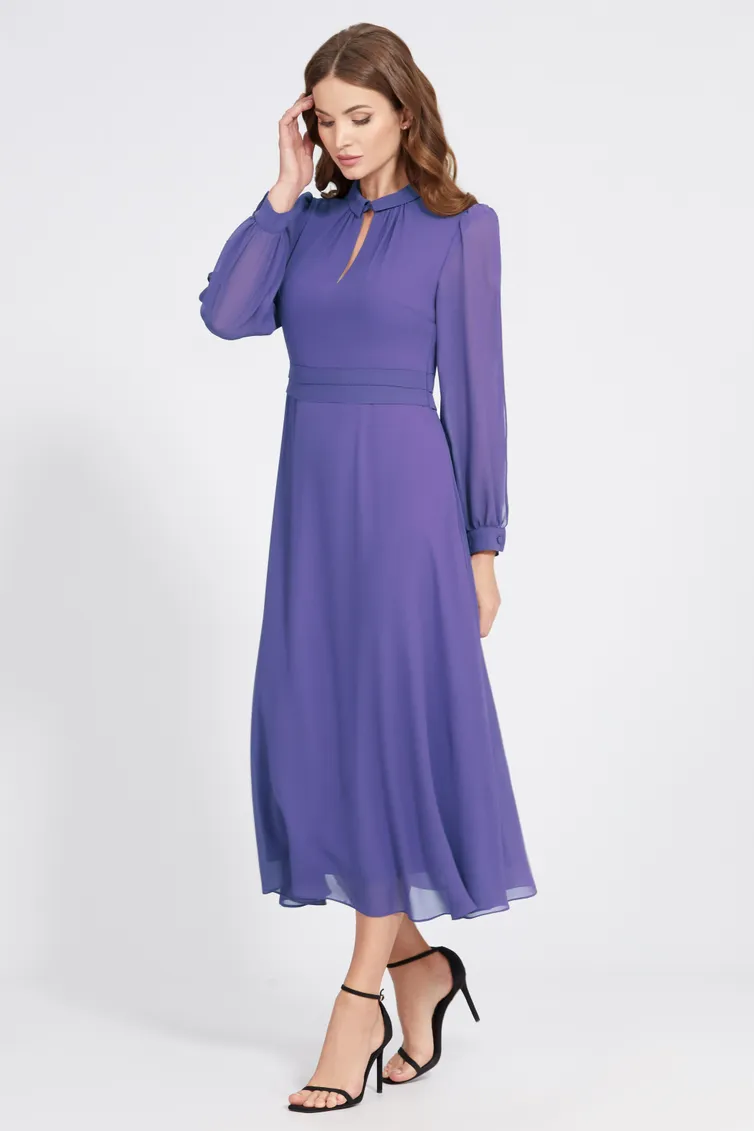 Sukienka BAZALINI #4816 fiolet