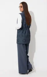 Garnitury damskie Магия Моды 2744 sero-sin