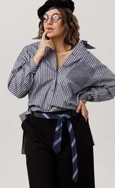 Рубашка Anelli Laurel 1800 пепельный туман