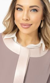 Жакет CHARUTTI Яркий эффект (вереск, с поясом)