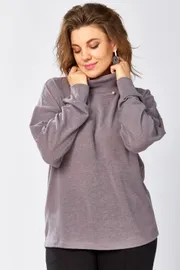 Лонгслив BegiModa #4156 fioletovyj pepel