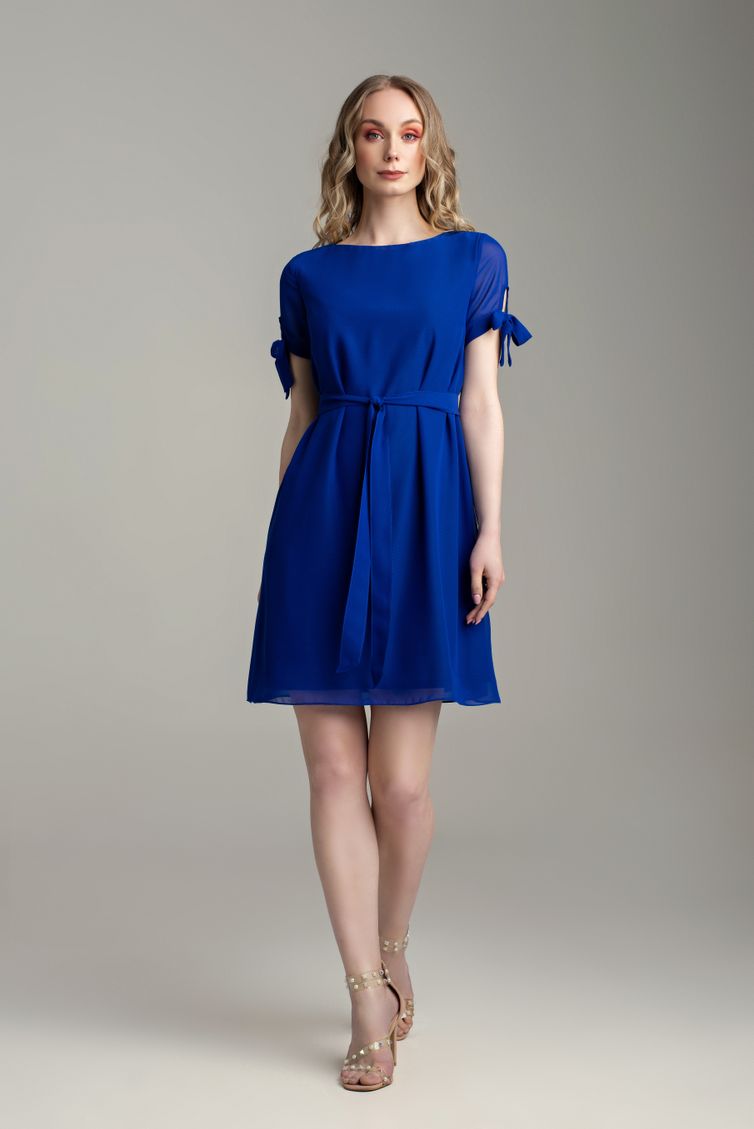Dress MARIKA #423 sinij