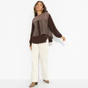 Bluza CHARUTTI #Stil po-vzroslomu (braun, nyu)