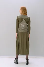 Dress Fantazia Mod #3525 xaki