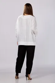 Bluzka MALI #625-057 belyj