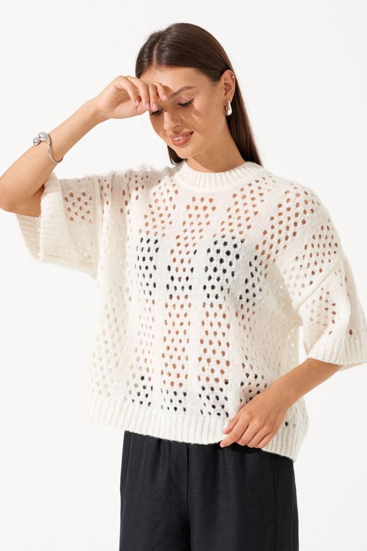 Джемпер Romgil арт. РВ0397-АК4 молочный