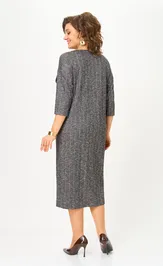 Платье Michel Chic 2190 серая елочка