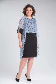 Sukienka Michel Chic #2136 chern, gol
