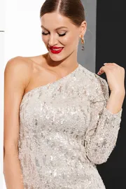 Dress Elletto Life #1053 bezh
