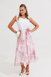 Zestaw Anastasia #1375 belyj+korall