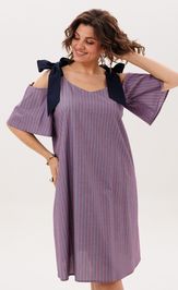 Платье Anelli Laurel 1820 синий бант