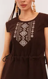 Платье Galean Style 894.2 коричневый