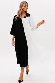Dress Anastasia #1243 plate cherno-belyj