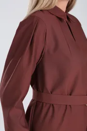 Sukienka Vilena-fashion #728 shokolad