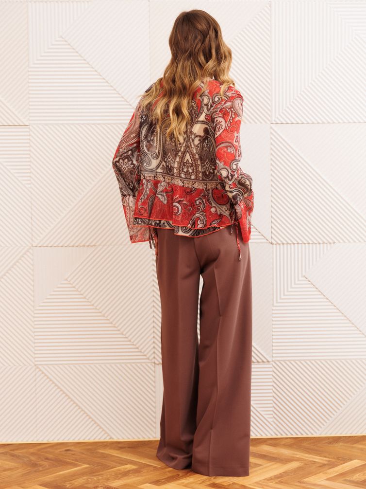 Костюм GIZART арт. 5403 красно-коричневый капучино