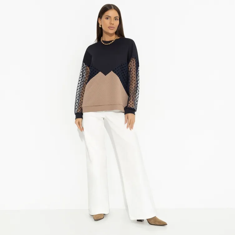Bluza CHARUTTI #Lyubimyj obraz (blue)