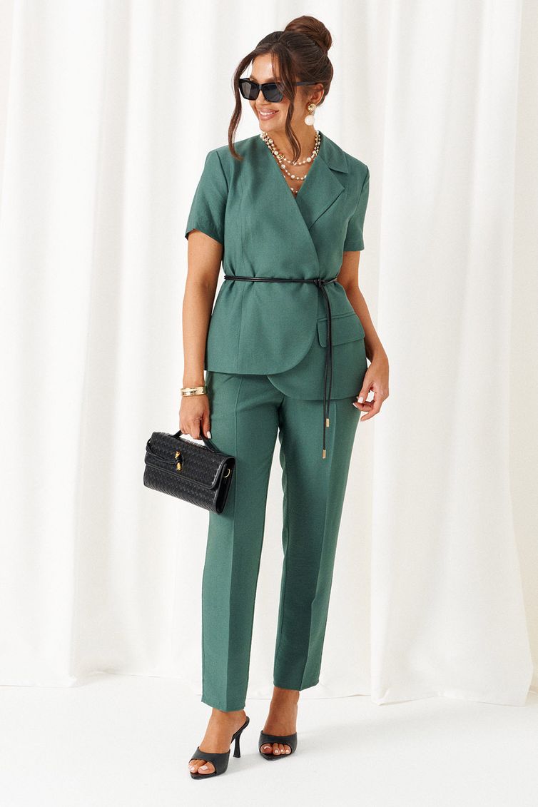 Костюм Beautiful & Free арт. 6451 бутылочно-зелёный