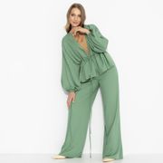 Костюмы, комплекты CHARUTTI арт. Серьезная леди (2 в 1, шалфей)