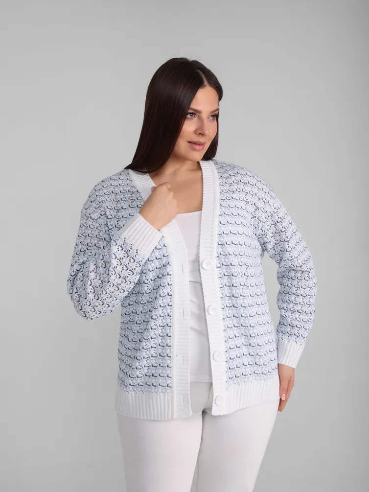 Sweter BONADI #2055 goluboj