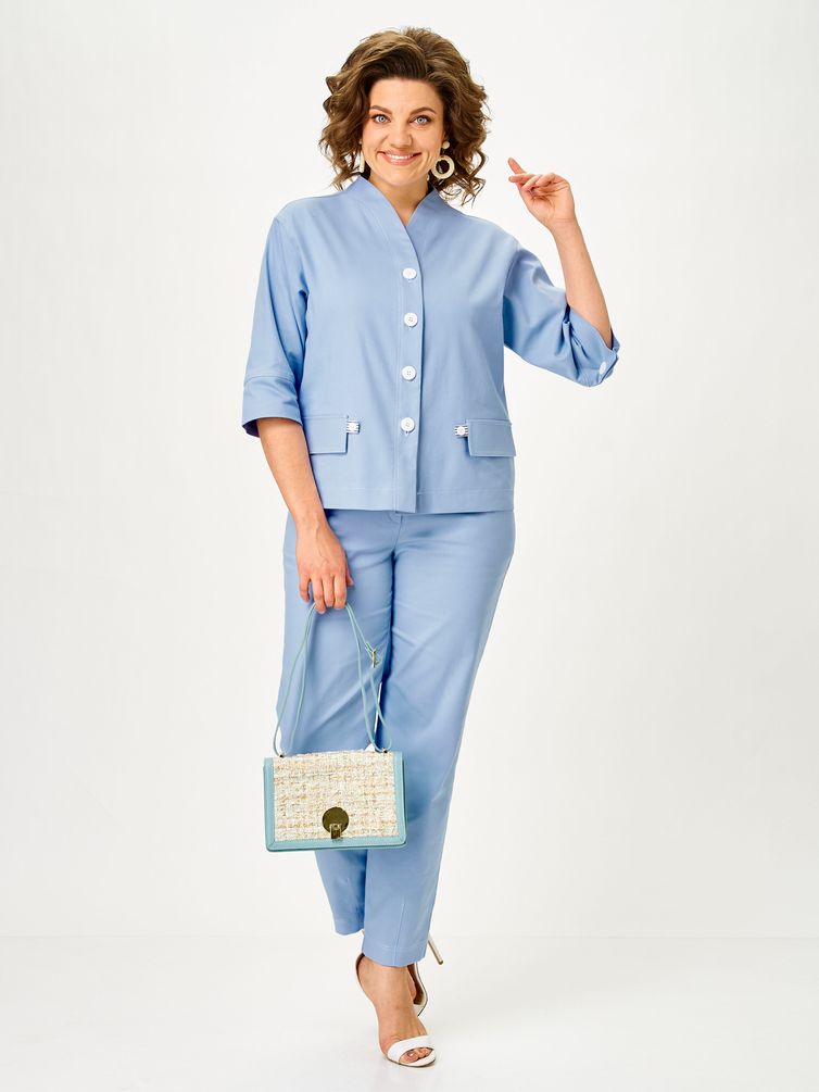 Костюм Vilena-fashion арт. 1159 голубой