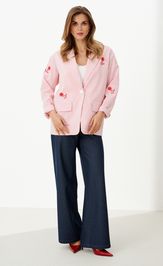 Жакет Panda 123830 бело-красный