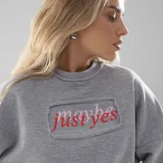 Bluza CHARUTTI #Just Yes (star gray)