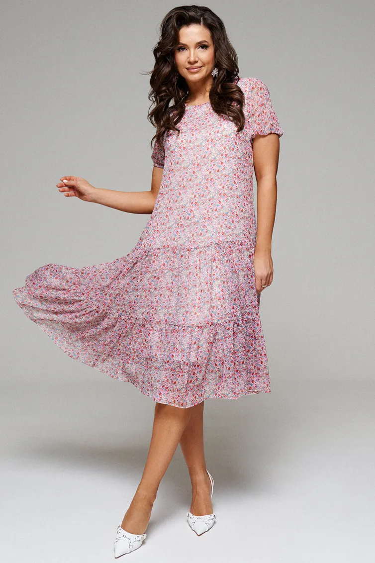 Sukienka Beautiful & Free #6139 lilovyj