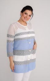 Кардиган BONADI 1949 голубой