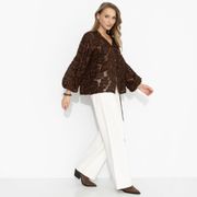 Blouse CHARUTTI #Gromche slov (shokolad)