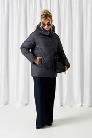 Coat Beautiful & Free #1018 grafit