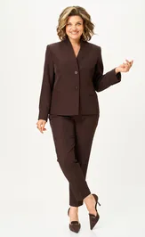 Suit Vilena-fashion 1177 shokolad