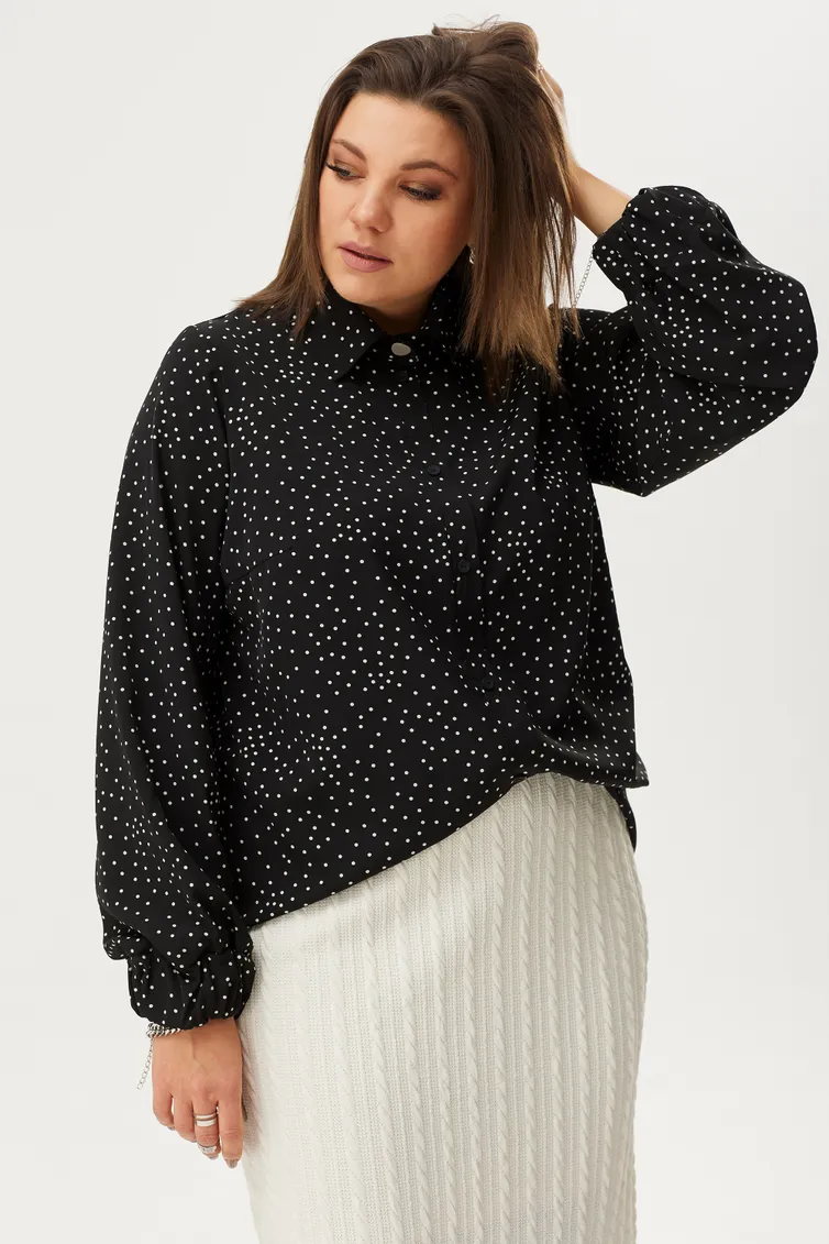 Блуза BegiModa арт. 4076 чёрный