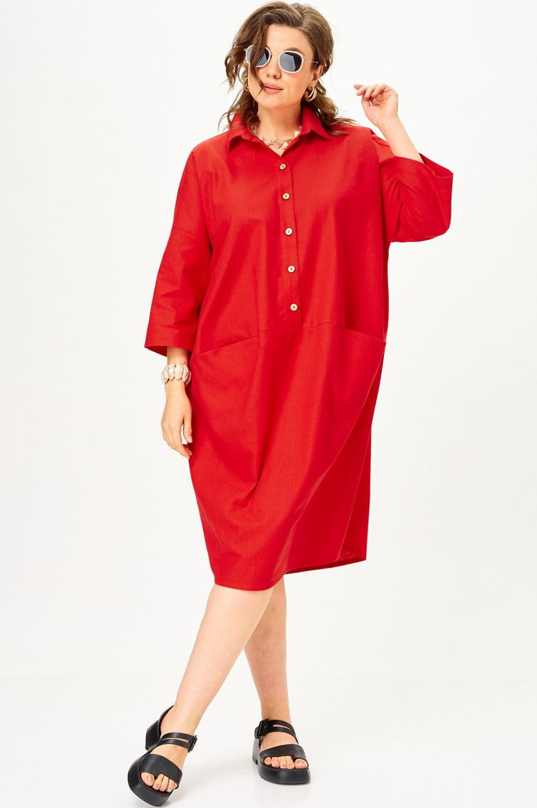 Платье SOVA арт. 11329 красный